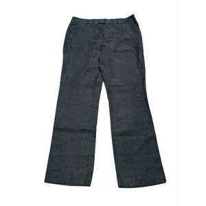 A New Day Womens Straight Leg High Rise Pants 16R Slim Hip & Thigh Black NWT